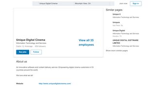 
                            5. Unique Digital Cinema | LinkedIn