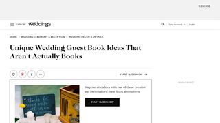 
                            5. Unique Wedding Guest Book Ideas That Aren't Actually Books ...