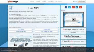 
                            13. Unir MP3 -- Unión de archivos en línea - Online file merger