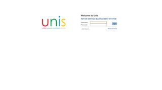 
                            11. UNIS REPAIR SERVICE MANAGEMENT SYSTEM LOGIN