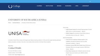 
                            5. UNISA | University of South Africa | Unisa Courses | SA StudySA Study