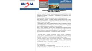 
                            6. UNISAL - Opção de Qualidade - colégio liceu salesiano - campinas