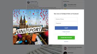 
                            12. UniSport Köln - Schrittzähleraktion 2017! Mitmachen und... | Facebook