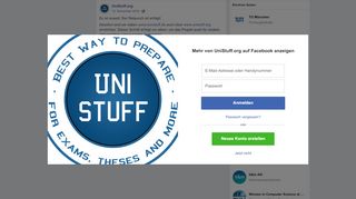 
                            6. UniStuff.org - Es ist soweit: Der Relaunch ist erfolgt!... | Facebook