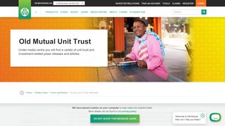 
                            7. Unit Trust Tax Certificates online | Log in to MyPortfolio | Old Mutual ...