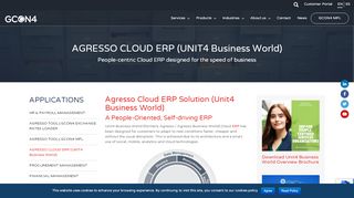 
                            12. Unit4 Business World ERP | Agresso | Cloud ERP | Gcon4