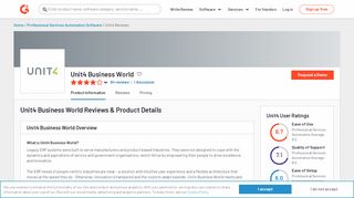 
                            10. Unit4 Business World Reviews 2019 | G2 Crowd