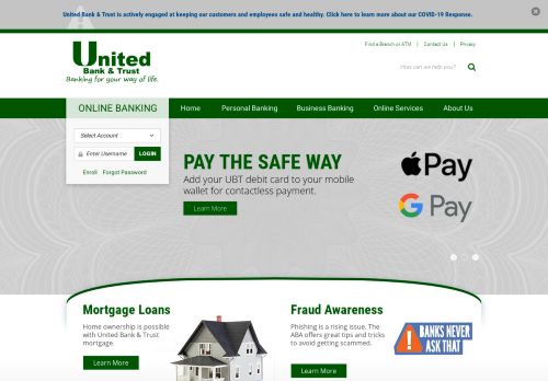 
                            8. United Bank and Trust (Marysville, KS)