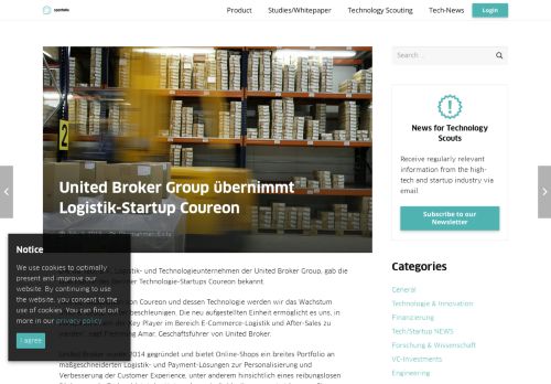 
                            6. United Broker Group übernimmt Logistik-Startup Coureon - Spotfolio ...