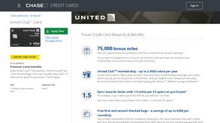 
                            6. United Club Credit Card | Chase.com - Chase Credit Cards