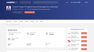 
                            10. United College of Engineering and Management, Allahabad - courses ...