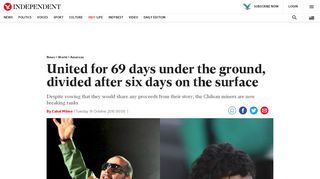 
                            11. United for 69 days under the ground, divided after six days on the ...