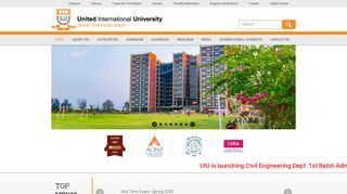 
                            2. United International University (UIU) | Top Ranked Private University