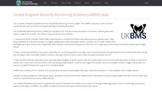 
                            9. United Kingdom Butterfly Monitoring Scheme (UKBMS) data - EIDC