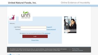
                            11. United Natural Foods, Inc. Login - Online Evidence of Insurability
