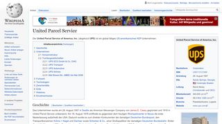 
                            4. United Parcel Service – Wikipedia