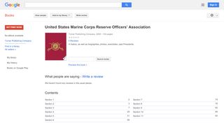 
                            12. United States Marine Corps Reserve Officers' Association