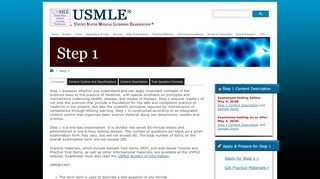 
                            2. United States Medical Licensing Examination | Step 1