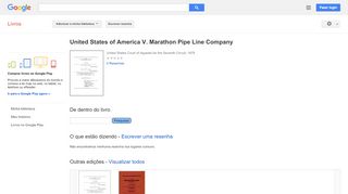 
                            4. United States of America V. Marathon Pipe Line Company - Resultado da Pesquisa de livros Google