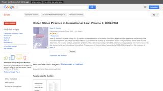 
                            6. United States Practice in International Law: 2002-2004