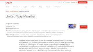 
                            13. United Way Mumbai - AVPN