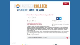
                            7. United Way of Collier County | Event Usher - Volunteer Collier