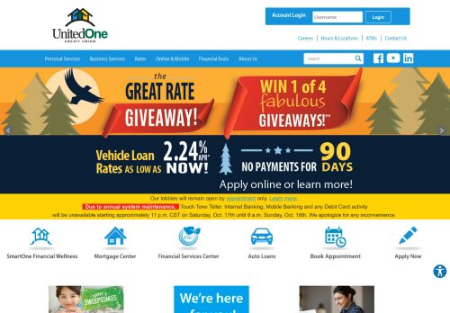 
                            8. UnitedOne Credit Union: Home Page