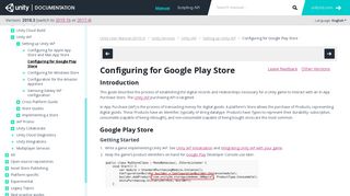 
                            9. Unity - Manual: Configuring for Google Play Store