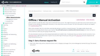 
                            3. Unity - Manual: Offline / Manual Activation