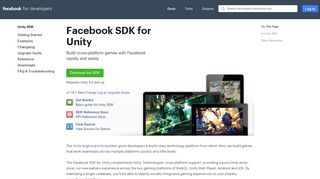 
                            10. Unity SDK - Facebook for Developers