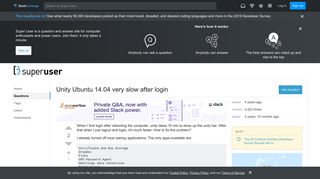 
                            12. Unity Ubuntu 14.04 very slow after login - Super User