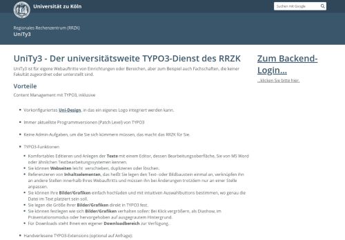
                            9. Unity3: Unity3-Startseite - Universität zu Köln