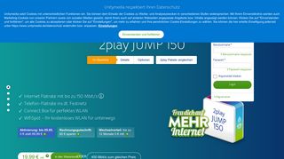 
                            2. Unitymedia 2play JUMP 150 Mbit/s