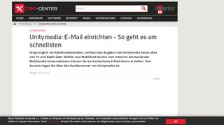 
                            10. Unitymedia E-Mail einrichten | TippCenter