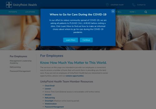 
                            8. UnityPoint Health | For Employees