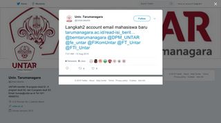 
                            11. Univ. Tarumanagara on Twitter: 