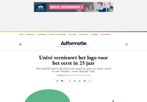 
                            11. Univé vernieuwt het logo voor het eerst in 25 jaar - Adformatie