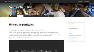 
                            12. Univers de particules | Visitez le CERN