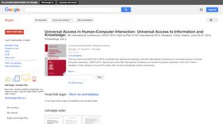 
                            9. Universal Access in Human-Computer Interaction: Universal Access to ...