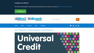 
                            12. Universal Credit | nidirect