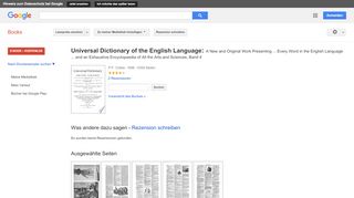 
                            13. Universal Dictionary of the English Language: A New and Original ... - Google Books-Ergebnisseite