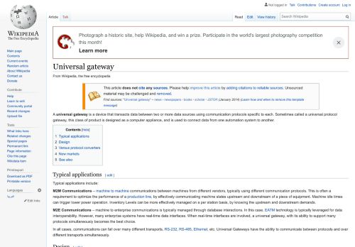 
                            8. Universal gateway - Wikipedia