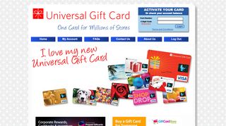 
                            5. Universal Gift Cards