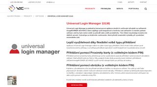 
                            9. Universal Login Manager (ULM) | VDC - printing solution