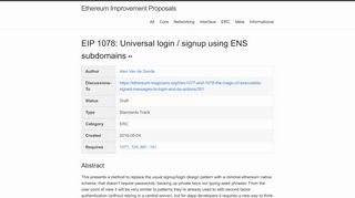 
                            11. Universal login / signup using ENS subdomains | Ethereum ...