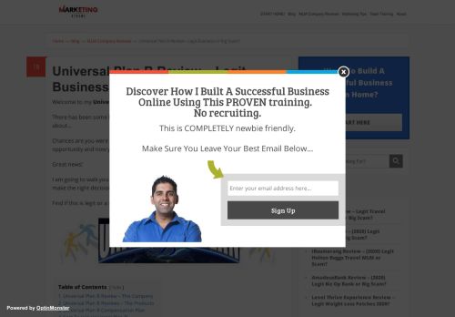 
                            10. Universal Plan B Review - Legit Business or Big Scam?