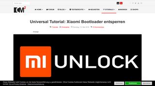 
                            3. Universal Tutorial: Xiaomi Bootloader entsperren - ChinaMobileMag