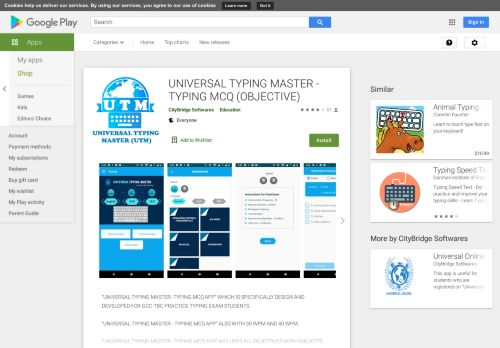 
                            10. UNIVERSAL TYPING MASTER - TYPING MCQ (OBJECTIVE) - Apps ...