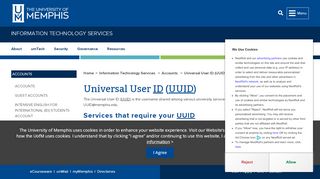 
                            11. Universal User ID (UUID) Account - Information Technology Services ...