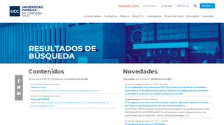 
                            7. Universidad Católica de Córdoba - Búsquedas - plataforma moodle